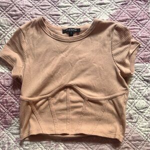 Light pink crop top